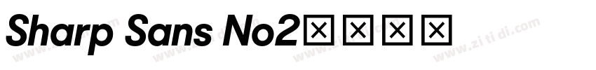 Sharp Sans No2字体转换